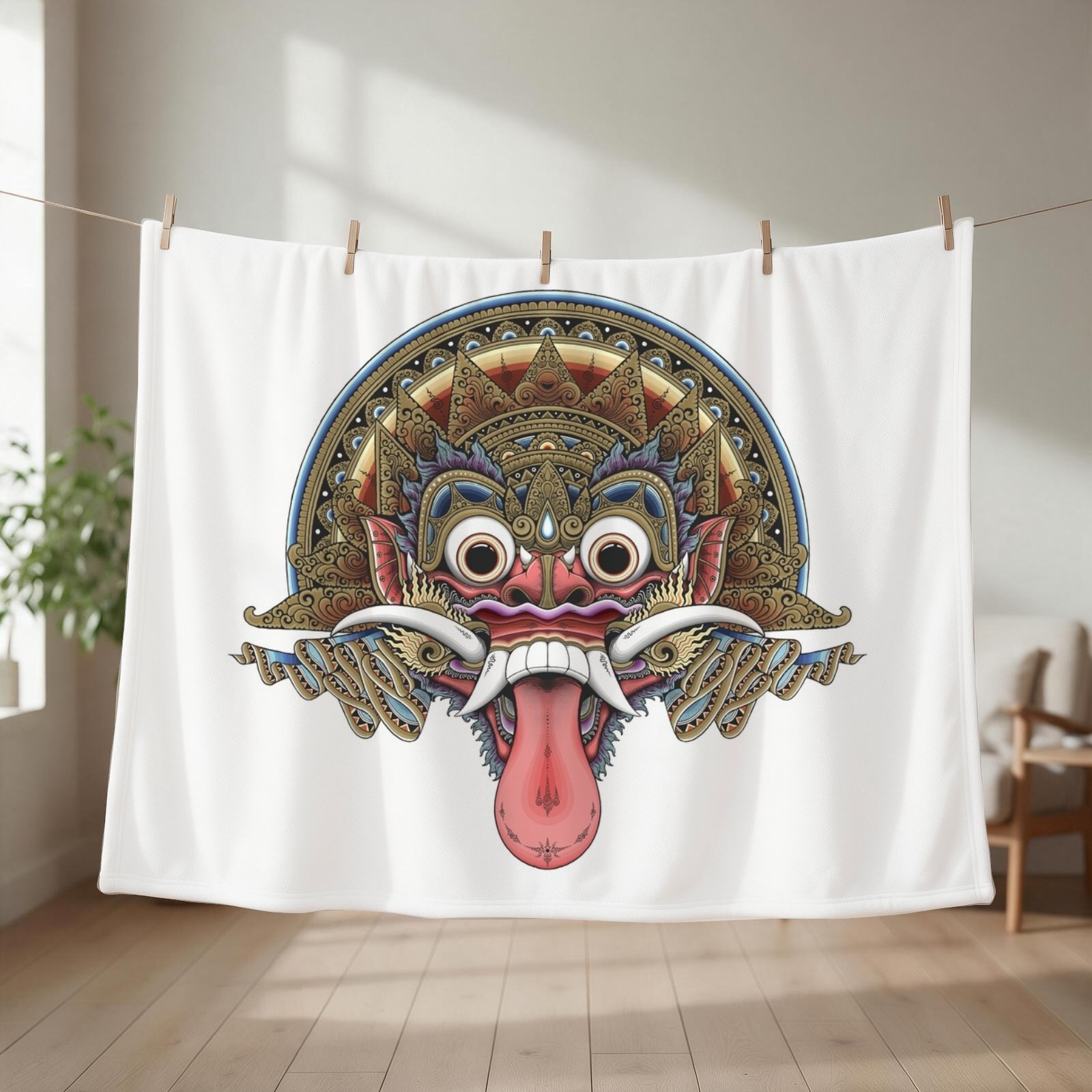 3D Printing Bali - Bali Boma Throw Blanket Designers Beautifuls