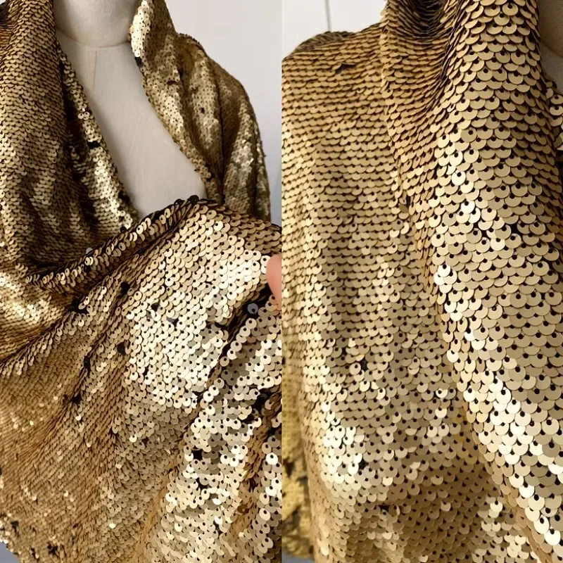 3D Printing On Fabric - Mesh Sequin Fabric Matte Elastic Sparkling