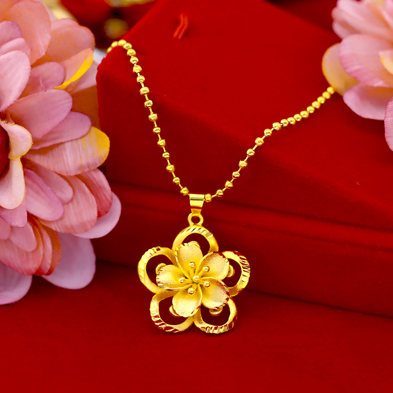 3D Printing Jewellery - 999 Pure Gold Sunflower Pendant Sun