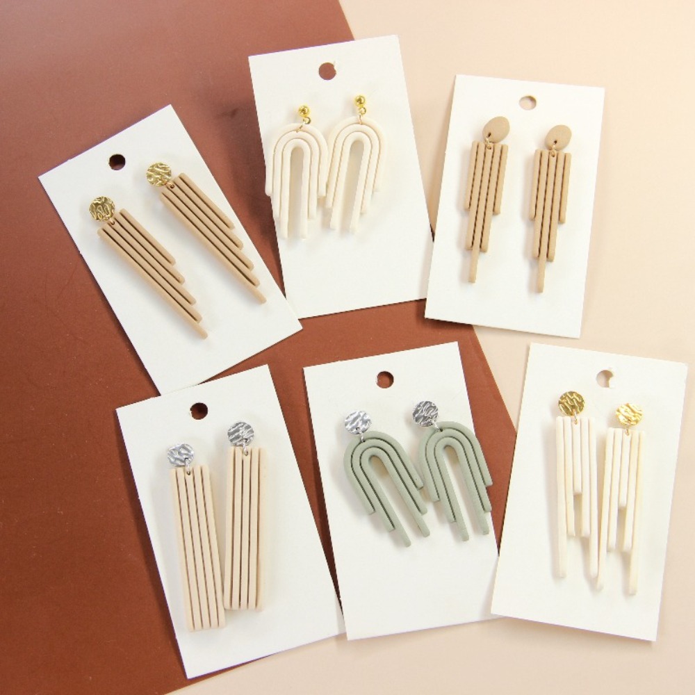 3D Printing Jewellery - 4Pcs Geometric Tassel Polymer Clay Cutters