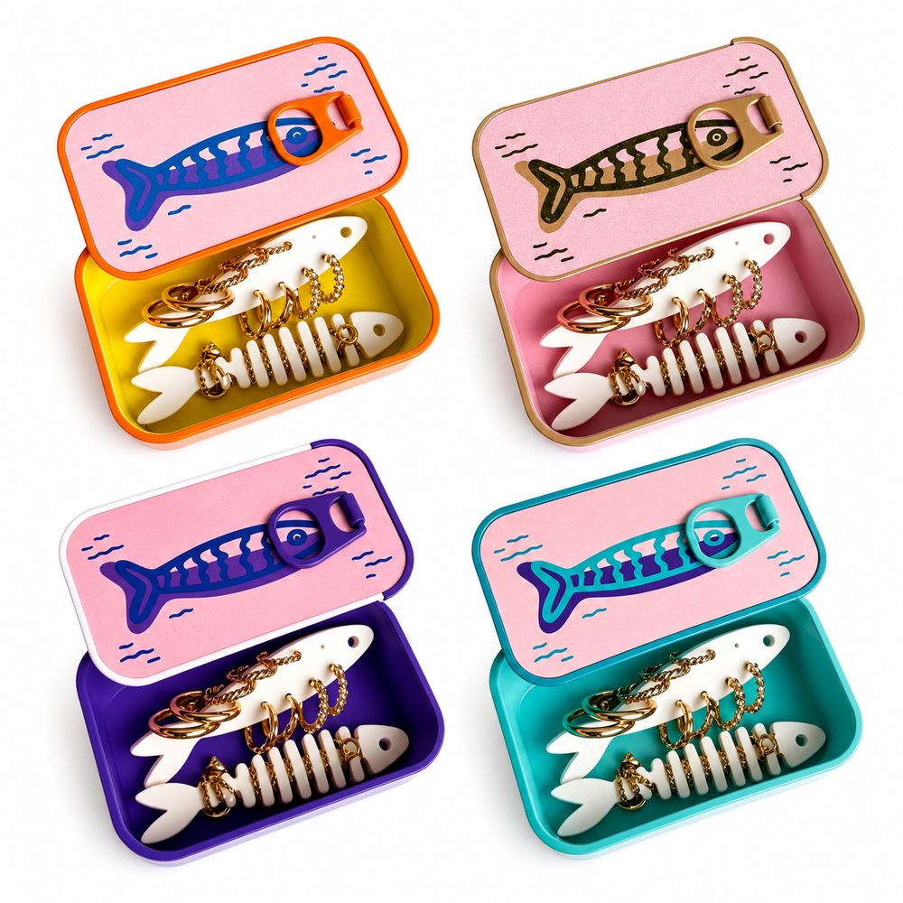 3D Printing Jewellery - Gifts Plastic Sardine Jewelry Box 3D