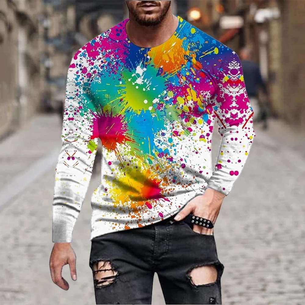 Men Rainbow Paint Splash 3D Pr - 3D Printing Services review and price