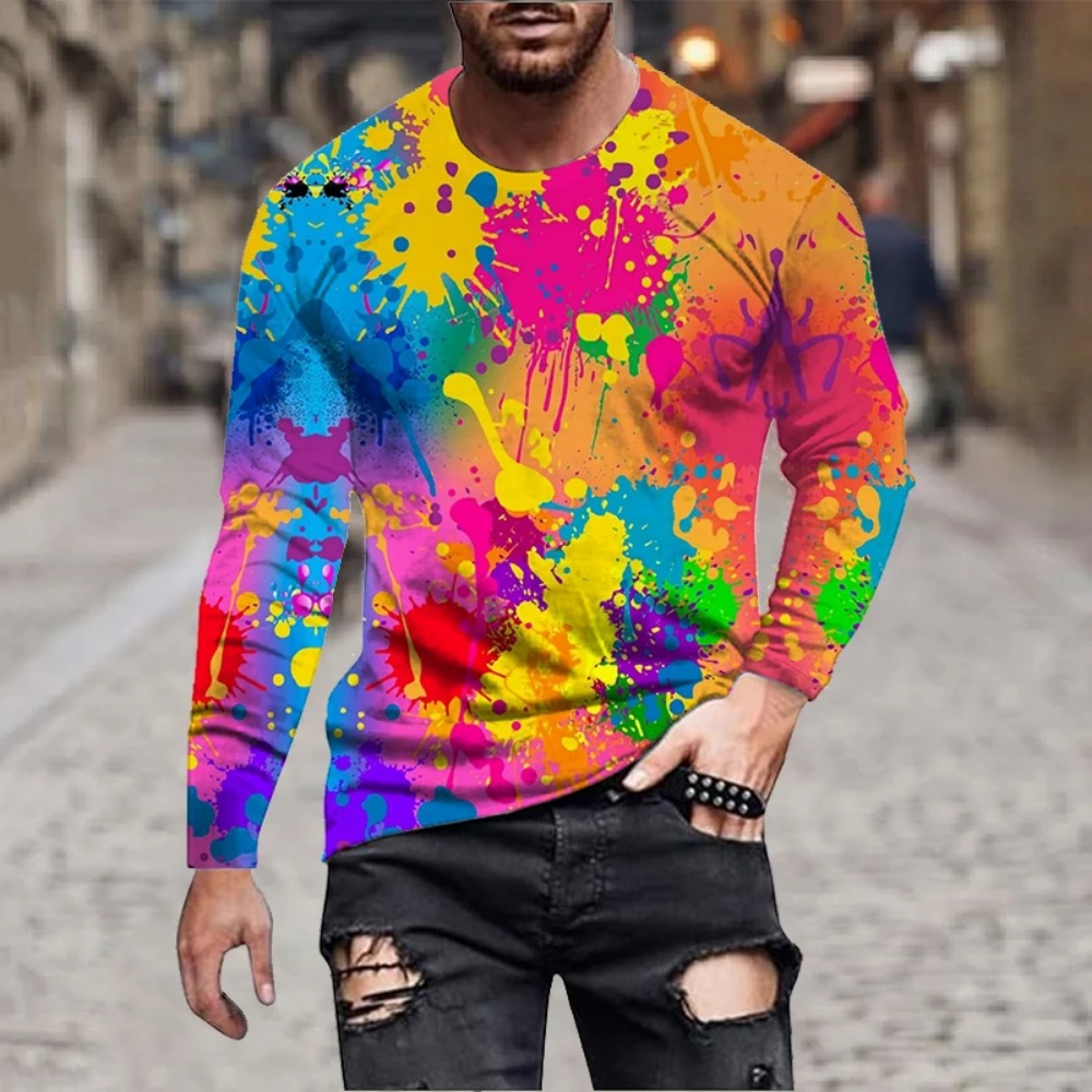 Men Rainbow Paint Splash 3D Pr - 3D Printing Services review and price