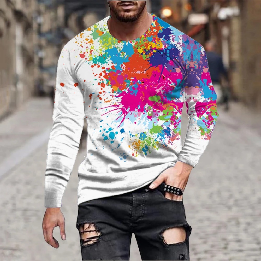 Men Rainbow Paint Splash 3D Pr - 3D Printing Services review and price