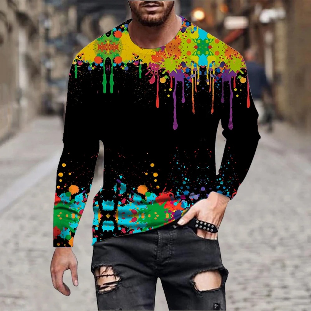Men Rainbow Paint Splash 3D Pr - 3D Printing Services review and price