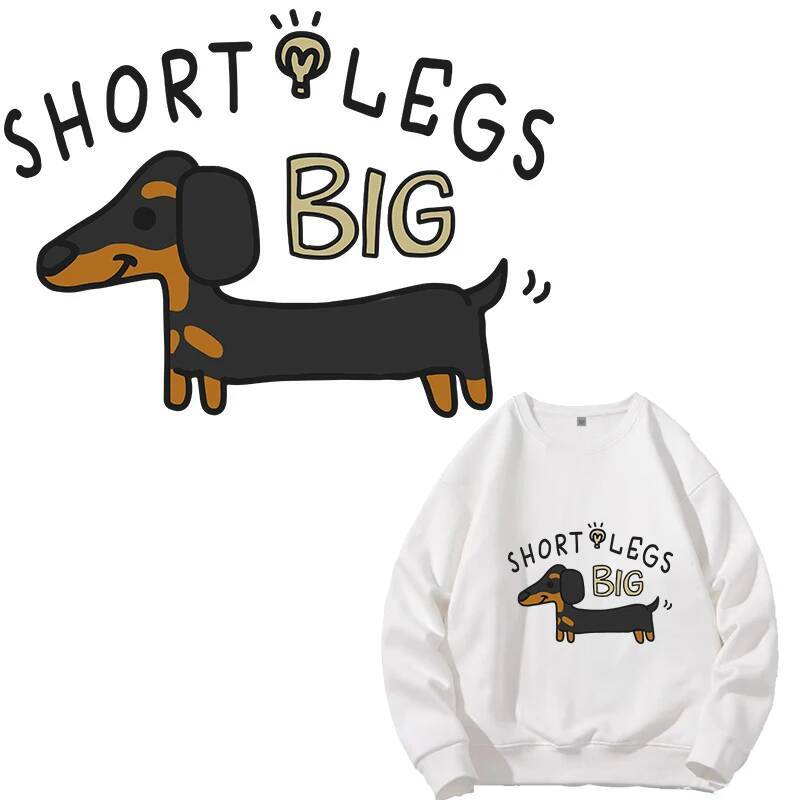 24.3cmX18cm Cartoon Dachshund  - 3D Printing On Fabric review and price