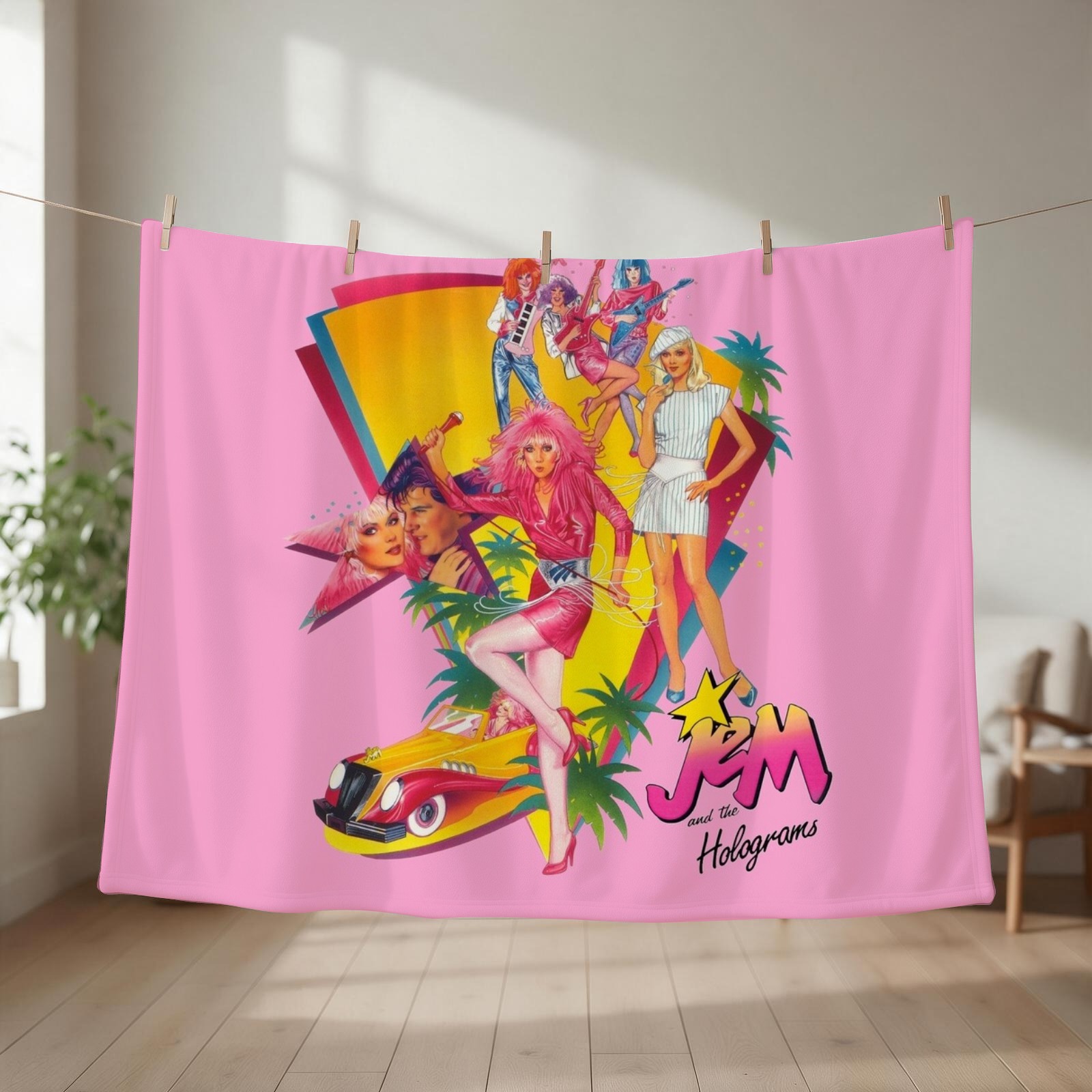 Jem and the Holograms Throw Bl - 3D Printing Hologram review and price