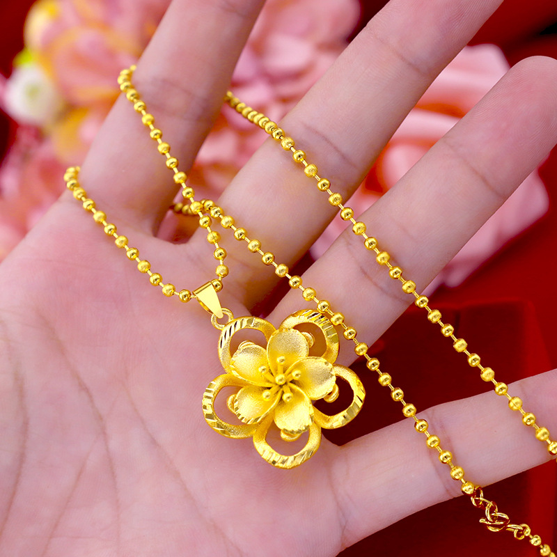 999 Pure Gold Sunflower Pendan - 3D Printing Jewellery review and price