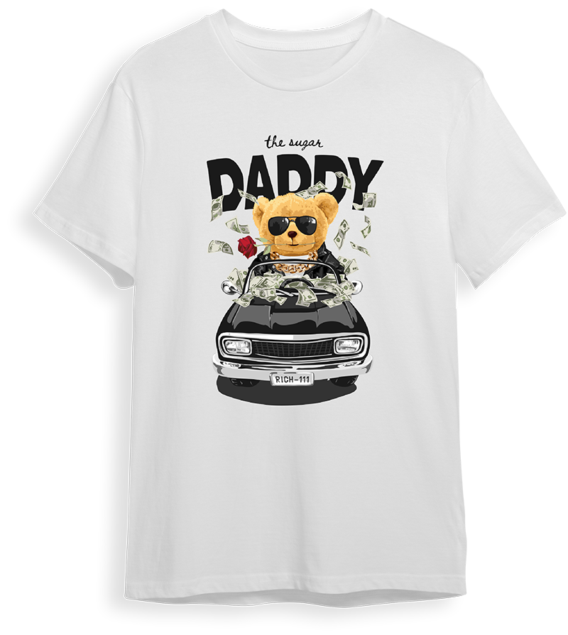 Cartoon Bear Trend Iron Sticke - 3D Printing On Fabric review and price