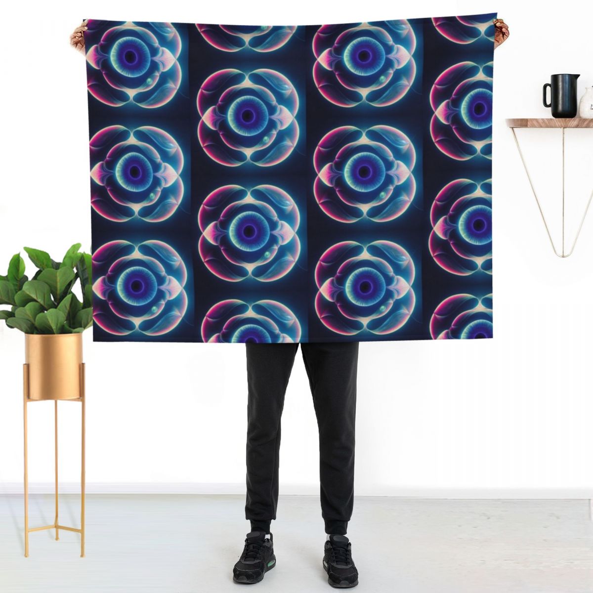 Sacred Geometry Hologram Throw - 3D Printing Hologram review and price