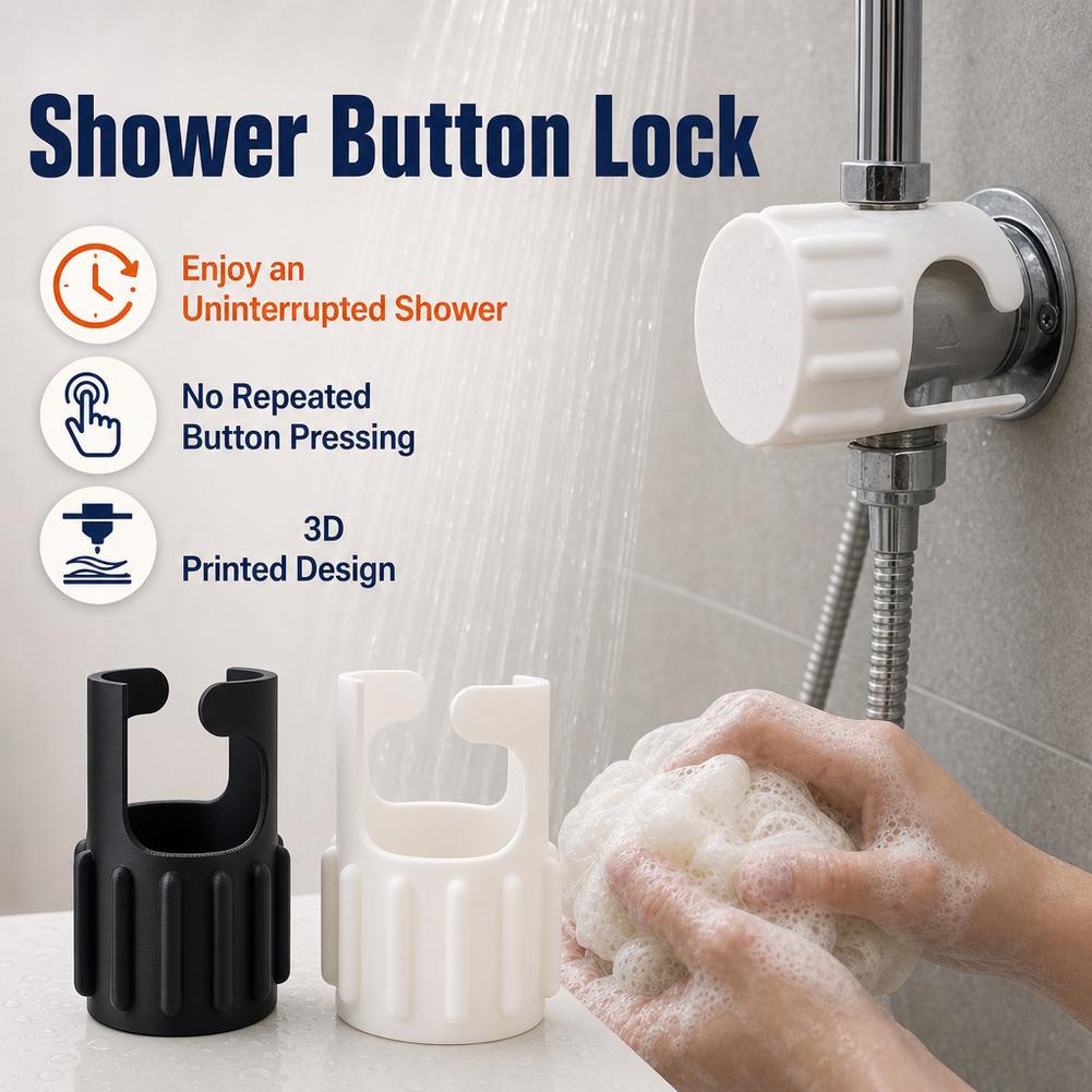 PLA Shower Timer Button Holder - 3D Printing Use review and price