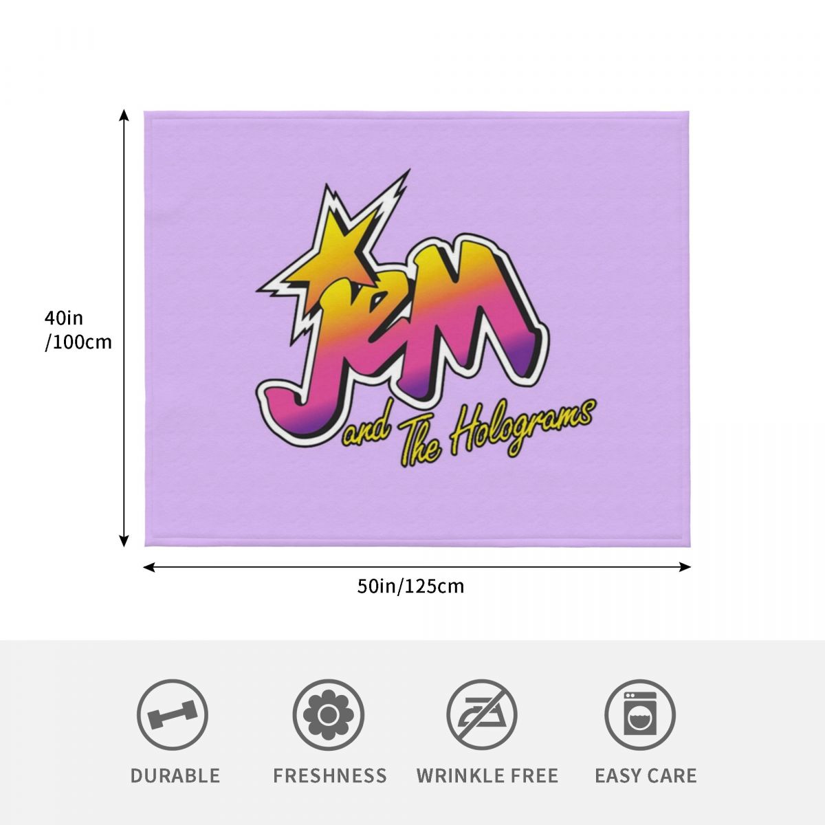 Jem and the holograms Throw Bl - 3D Printing Hologram review and price