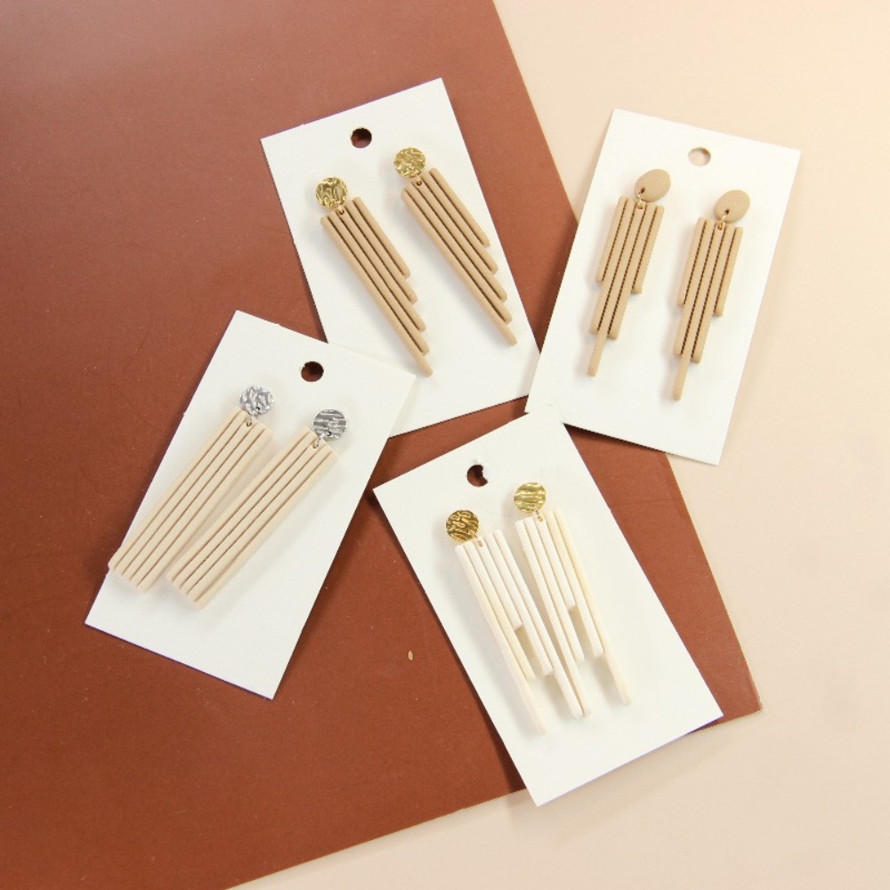 4Pcs Geometric Tassel Polymer  - 3D Printing Jewellery review and price