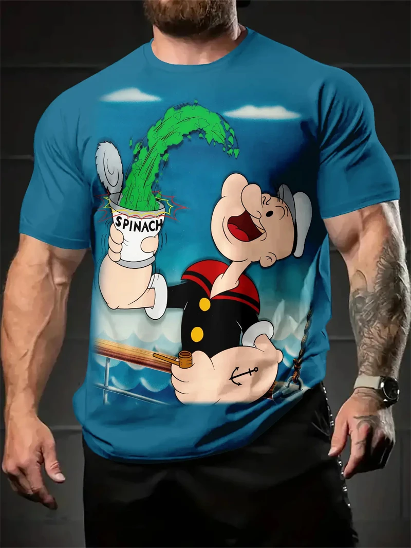 Men's Popeye The Sailor Man Pr - 3D Printing On Fabric review and price