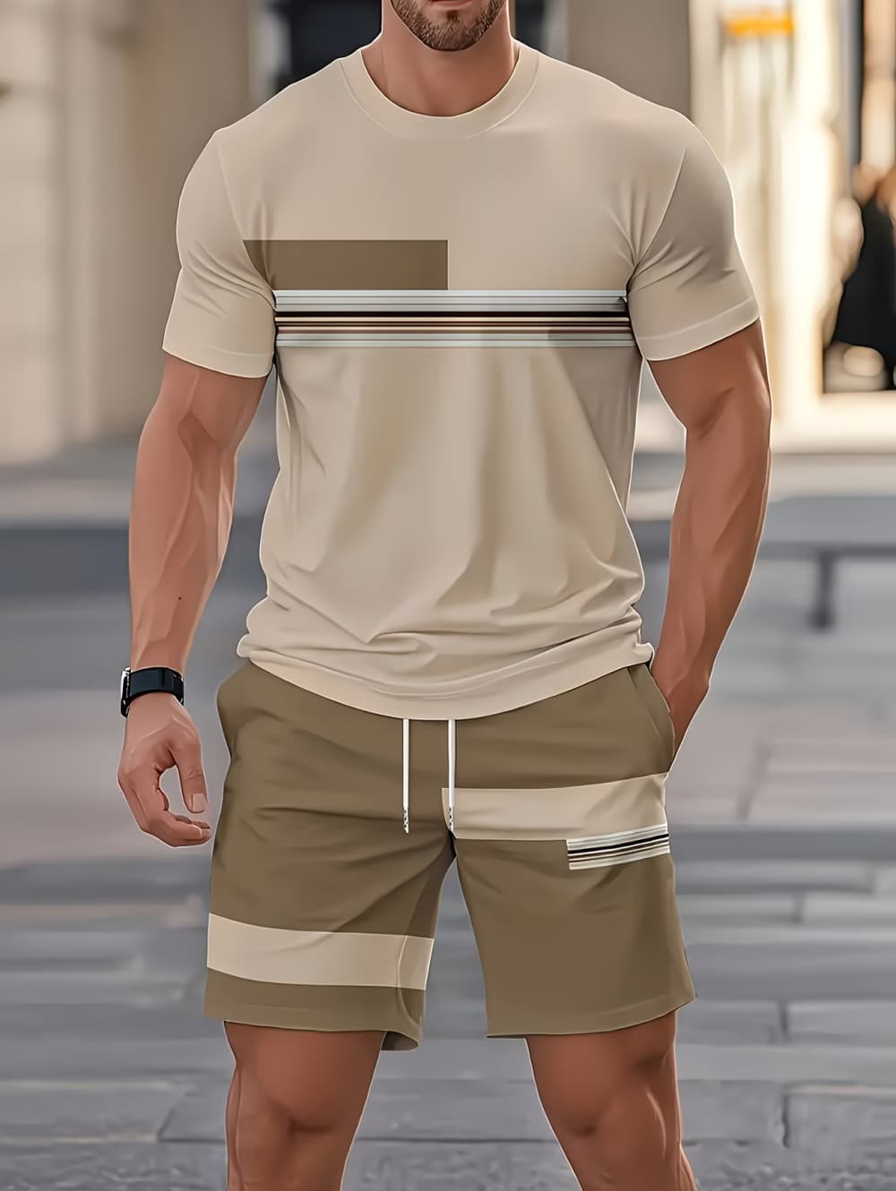 Men's Summer Sets Funny 3D Str - 3D Printing Services review and price