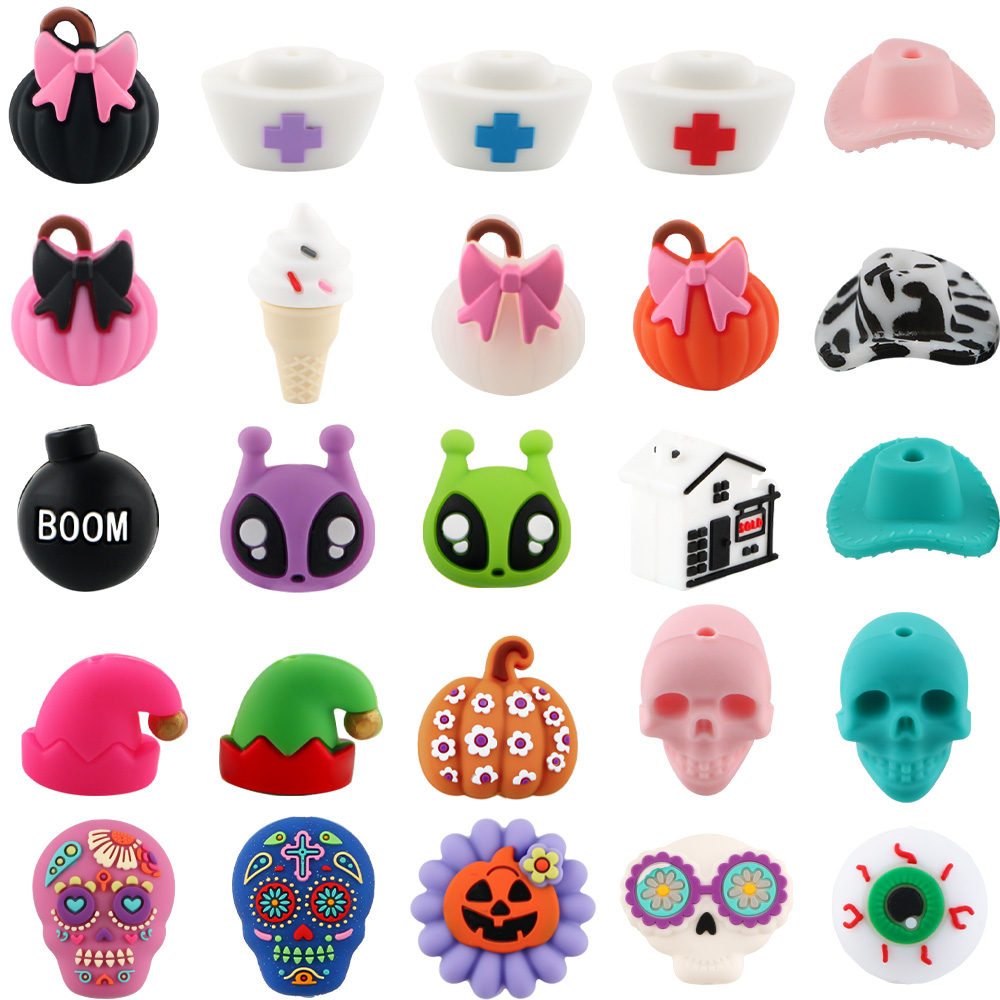 8pcs 3D Silicone Focus Beads A - 3D Printing Jewellery review and price