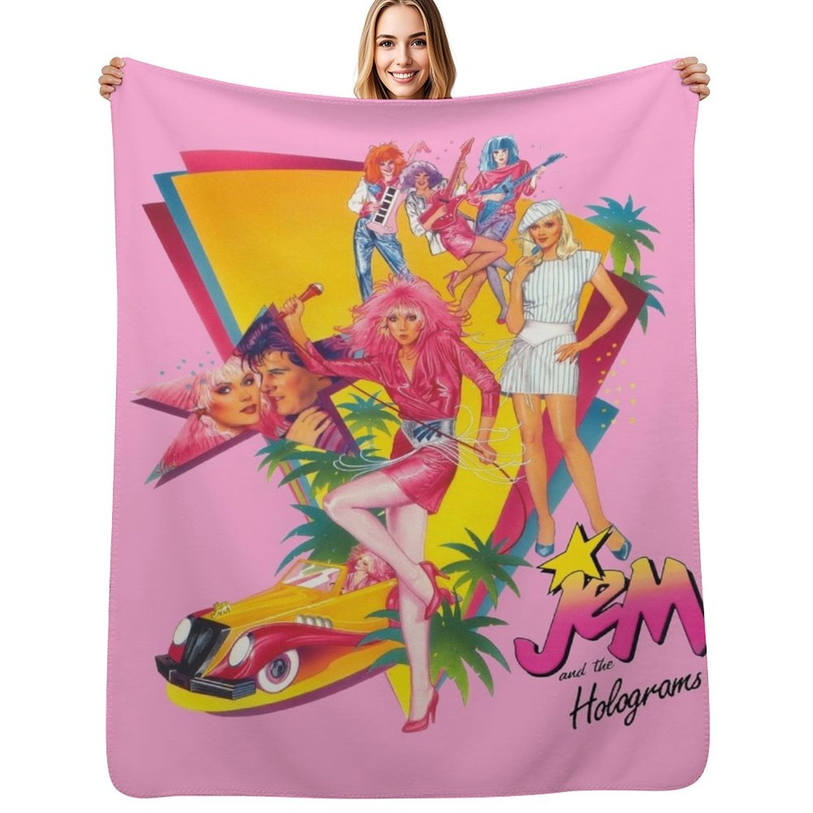 Jem and the Holograms Throw Bl - 3D Printing Hologram review and price