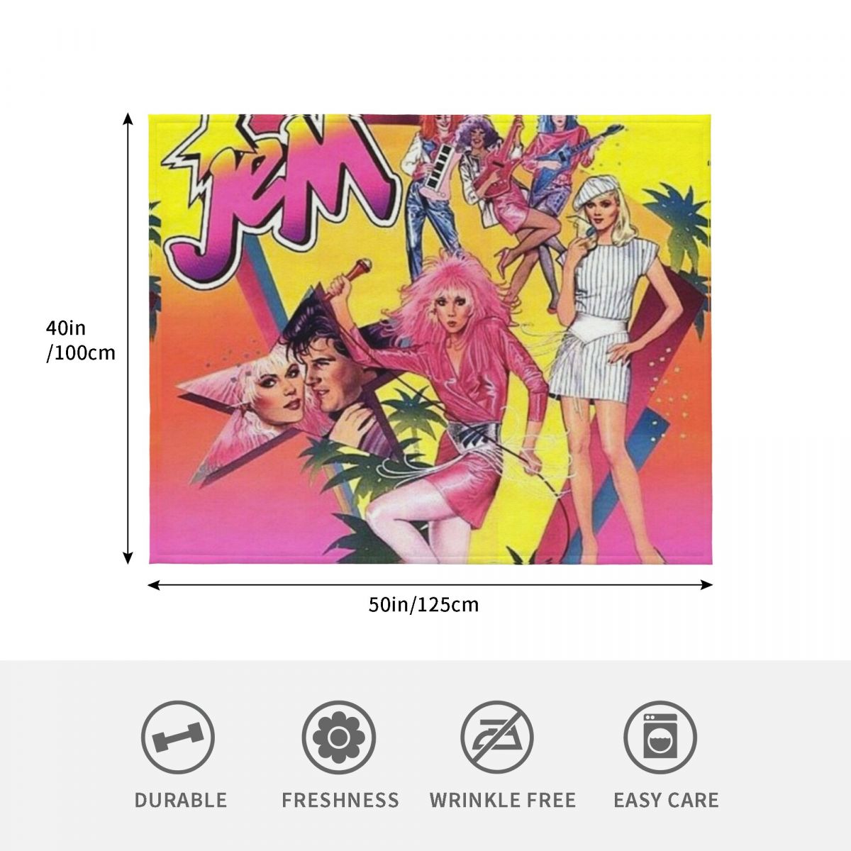 Jem and the holograms Throw Bl - 3D Printing Hologram review and price